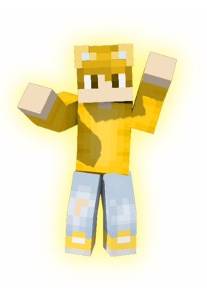 is a yellow wolf man